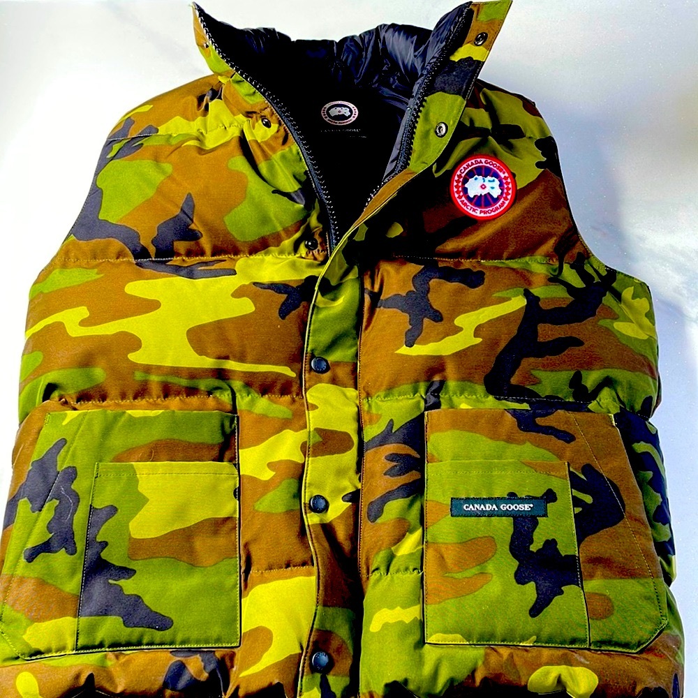 Canada Goose Mens Camo Vest